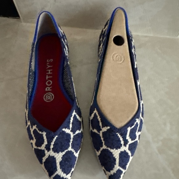 Rothy's Shoes - Rothy’s Indigo Giraffe Points Limited Edition Women’s Size 6.5